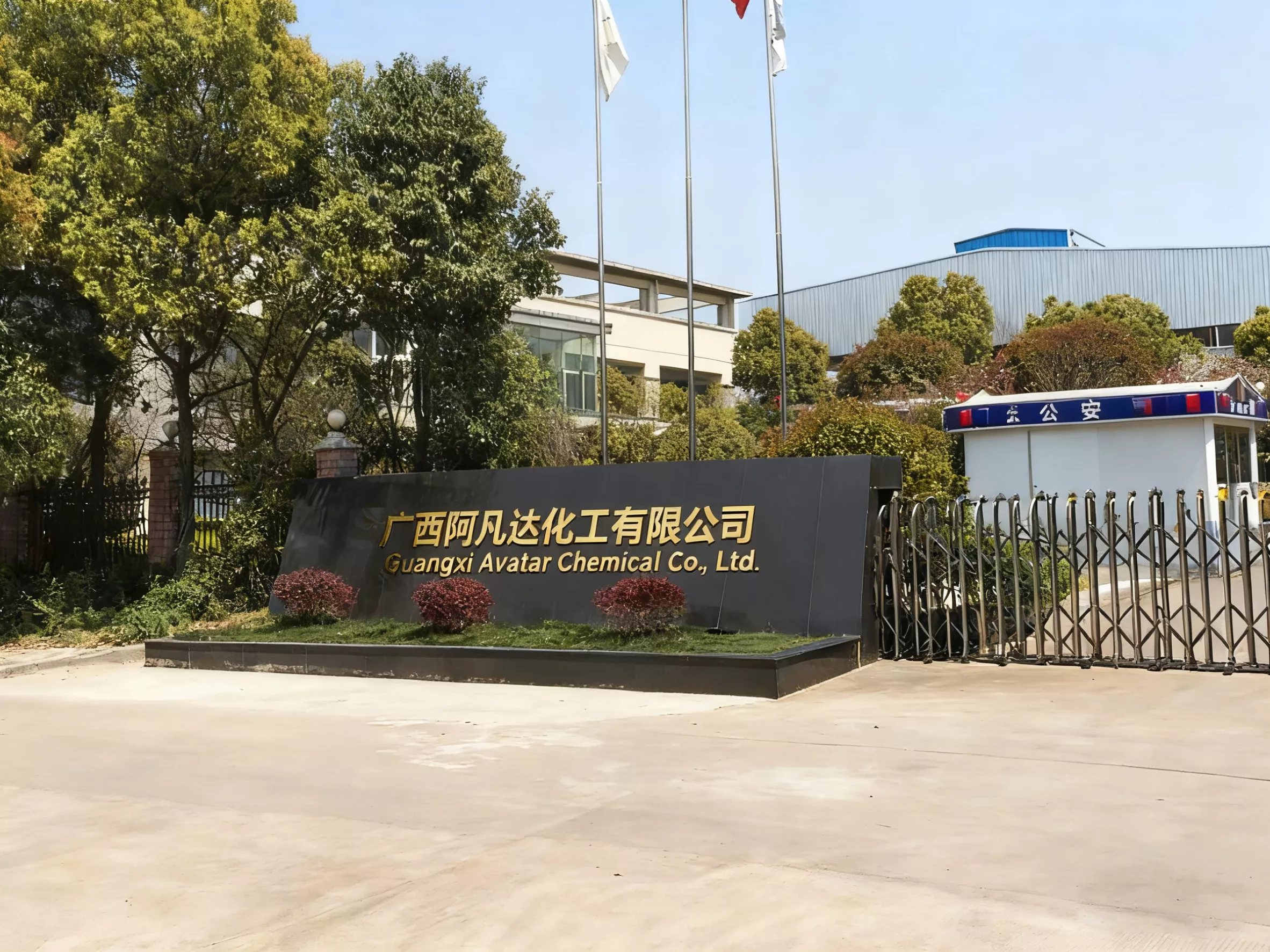 广西阿凡达化工有限公司厂区大门实拍